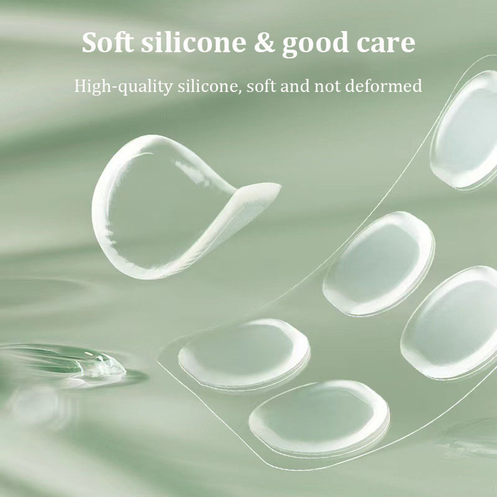 Silicone Gel Heel Grips, Adhesive Insole Cushion Pads, High Quality Foot Care Stickers, Heel Liner Protector Inserts