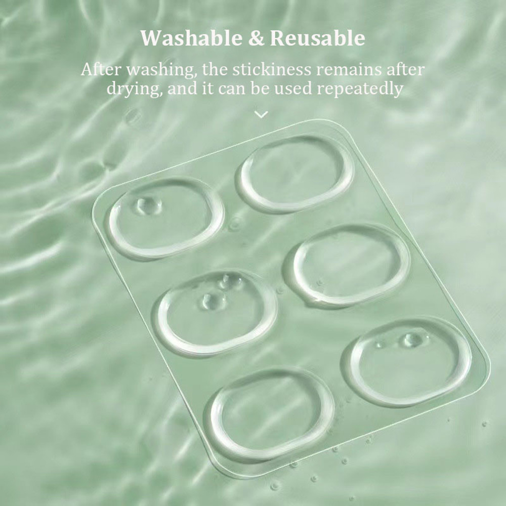 Silicone Gel Heel Grips, Adhesive Insole Cushion Pads, High Quality Foot Care Stickers, Heel Liner Protector Inserts