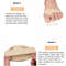 Silicone Insoles For Shoes Forefoot Gel Pads Metatarsal Foot Cushion Womens Breathable Pain Relief  5