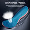Orthopedic Insoles for Running Shoes, Sports Elasticity Sole Support, Breathable Cushion Insoles for Comfort and Shock