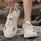 Men's Summer Leather Toe Cap Sandals, Outdoor Sports Tide Style, Handmade Hollow Mesh Beach Shoes