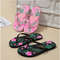 Tropical Leaves Lovely Flip Flop Hibiscus Slippers For Women Custom Fashion Flat Shoes Durable Beac 0