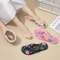 Tropical Leaves Lovely Flip Flop Hibiscus Slippers For Women Custom Fashion Flat Shoes Durable Beac 2
