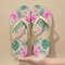 Tropical Leaves Lovely Flip Flop Hibiscus Slippers For Women Custom Fashion Flat Shoes Durable Beac 3