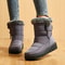 Womens Snow Boots Soft Ankle Platform Shoes Waterproof Winter Boots Solid Women Shoes 1
