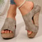 Wedge Women Shoes Sandals Slip On Fashion Heels Espadrilles Huaraches Women Footwear 2