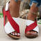 Casual Womens Shoes Summer Sandals Wedge Women Shoe Plus Size Female Footwear 8