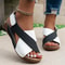 Ladies Wedge Sandals Summer Shoes Outdoor Party Sandals Women Beach Footwear Walking Shoes 6