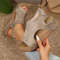 Women Summer Sandals Casual Fashion Wedge Shoes Outdoor Soft Heels Walking Footwear 8