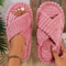 Memory Foam Slippers Women House Shoes Soft Corduroy Fuzzy Bedroom AntiSkid SlideOn Comfort 0