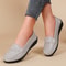 Fashion Wedge Leather Flats Women Slip On Comfortable Shoes Nurse Moccasins Outdoor Plus Size Casua 3