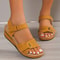 Retro Wedge Sandals For Women Soft Summer Party Shoes Comfortable Ladies Walking Sandals 1