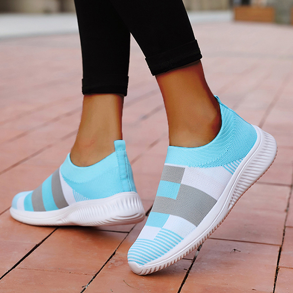 Soft Womens Sneakers Slip On Sock Shoes For Walking Fashion Comfort Sneakers Plus Size Womens Footw 1