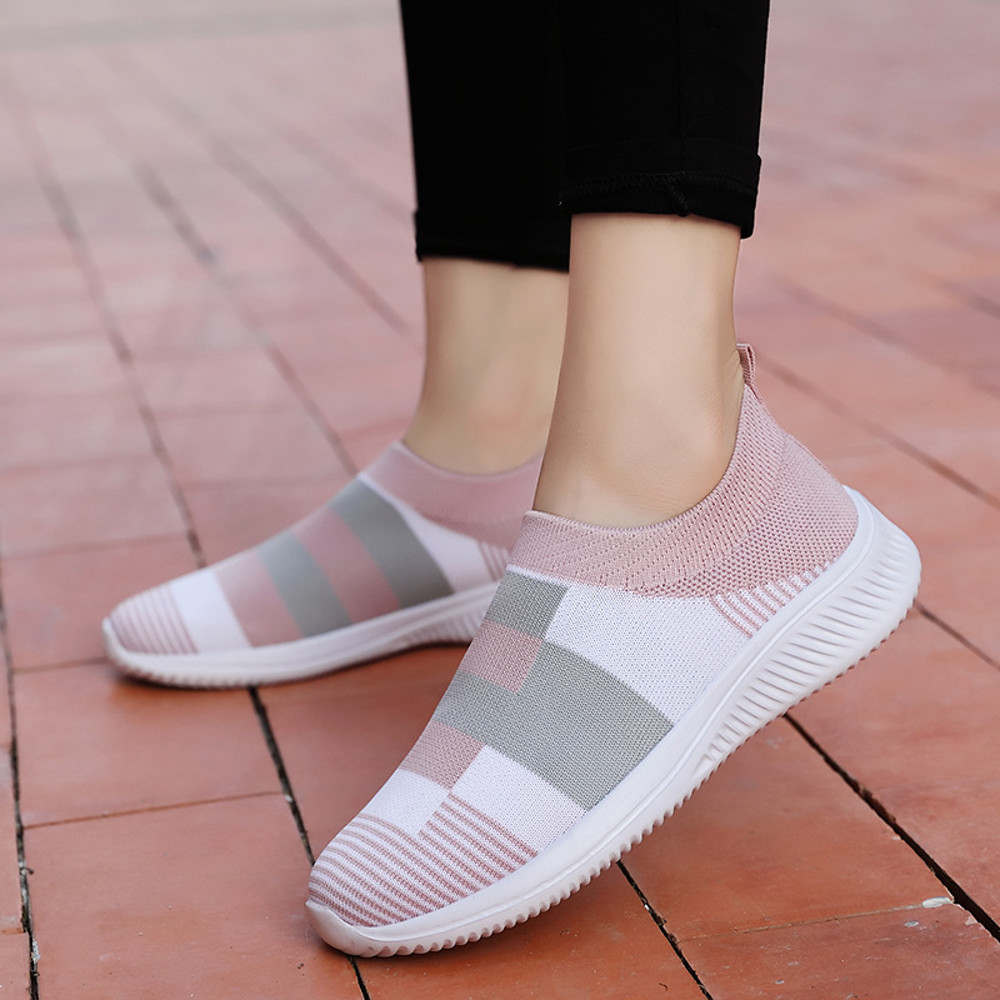 Soft Womens Sneakers Slip On Sock Shoes For Walking Fashion Comfort Sneakers Plus Size Womens Footw 6