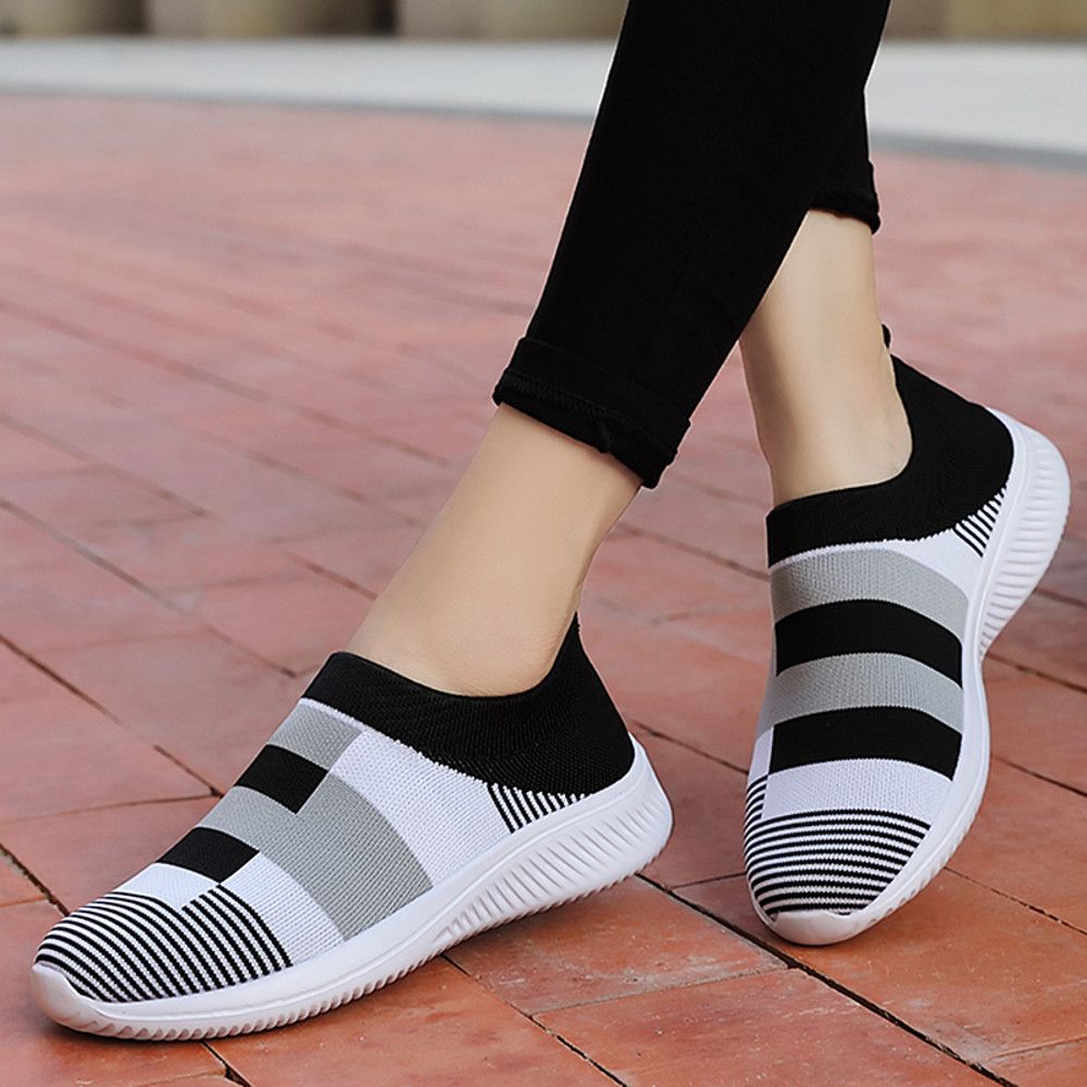 Soft Womens Sneakers Slip On Sock Shoes For Walking Fashion Comfort Sneakers Plus Size Womens Footw 5