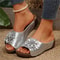 Fashion Wedge Flower Sandals Women Slip On Elegant Outdoor Ladies Shoes Stylish Female Footwear 4