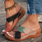 Womens Wedge Sandals Summer Huaraches Retro Ladies Slide Shoes Casual Female Footwear 0