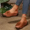 Summer Sandals For Women Stylish Slides Plus Size Wedge Shoes Outdoor Female Footwear 3