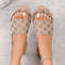 Summer Women Shoes, Floral Platform Slippers for Ladies, Designer Flat Beach Sandals, Outdoor Casual Slip-On Shoes