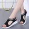 Ladies Walking Shoes Breathable Summer Sandals Wedge Heels Comfortable Women Sandal Shoes For Shopp 3