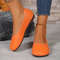 Soft Soled Round Toe Bean Shoes Comfortable Flat Sole Women Shoes Large Size Casual Single Shoes Fo 4