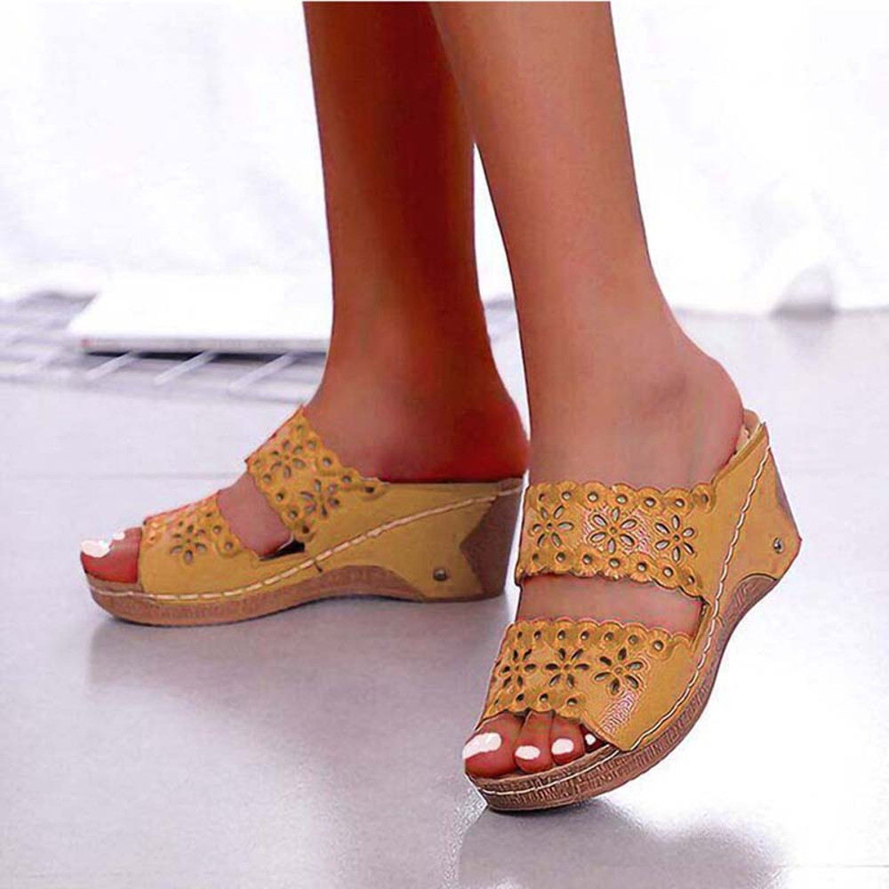 Platform Shoes Woman Summer Sandals Shoes Women Slip On Walking Shoes Wedge Womens Sandals Retro Wo 5