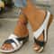 Ladies Elegant Summer Sandals Breathable Wedge Shoes Comfortable Female Slides 0