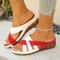 Ladies Elegant Summer Sandals Breathable Wedge Shoes Comfortable Female Slides 1