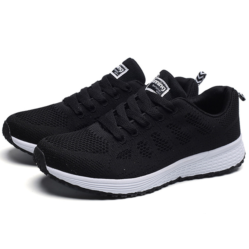 Breathable Womens Sneaker Fashion Lace Up Vulcanized Shoes Tenis Feminino Sneakers 9