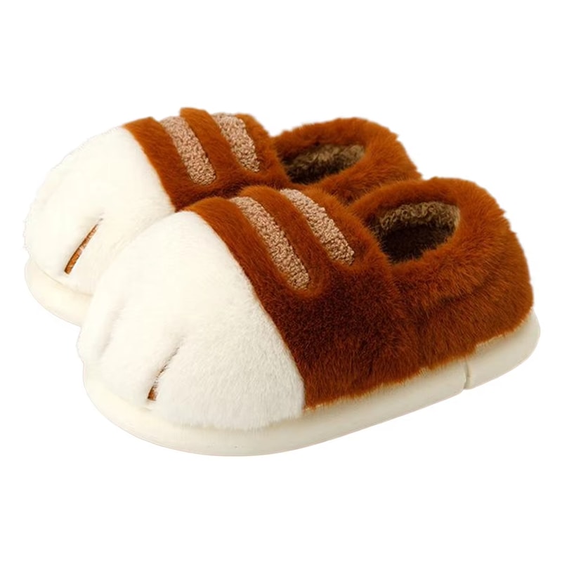 Womens Adorable Kitty Claw Slippers Warm Furry Mules NonSlip Fluffy Slides Cat Outdoor Fashion Home 11