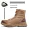 Mens Steel Toe Work Boots Indestructible Safety Boots Durable Desert Work Shoes 3