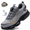 Fashion Men Safety Sport Shoes Antismash Antipuncture Security Protective Boots Rotating Button Saf 6