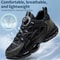 Steel Toe Sneaker Rotating Button Safety Shoes Men Puncture Proof Work Safety Boots Air Cushion Wor 2