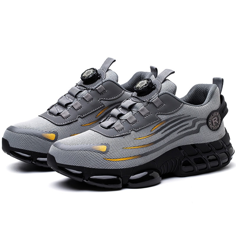 Steel Toe Sneaker Rotating Button Safety Shoes Men Puncture Proof Work Safety Boots Air Cushion Wor 8