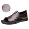 High Quality Leather Sandals for Men Comfortable Casual Slippers