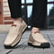 Casual Comfortable Slip On Loafers Handmade Leather Men Shoes Men Leather Shoes Flats Moccasins Wal 1