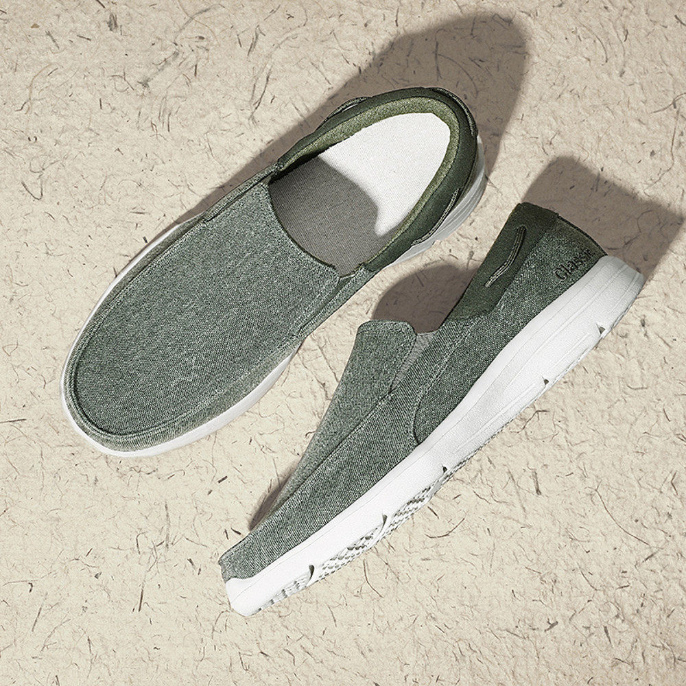 Fashion Casual Men Shoes Lightweight Breathable Canvas Slip On Loafers Driving Sneakers Summer Shoe 4