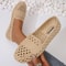 Comfortable Flat-soled Sandals Women Summer Fashionable Non-slip Casual Toe-cap Outer Wear