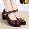 Fashion Spring Autumn New Pointed Head Square Heel Shoes Comfortable Solid Color Sexy Casual Womens Banquet Footwear
