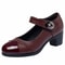 Fashion Spring Autumn New Pointed Head Square Heel Shoes Comfortable Solid Color Sexy Casual Womens Banquet Footwear