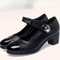 Fashion Spring Autumn New Pointed Head Square Heel Shoes Comfortable Solid Color Sexy Casual Womens Banquet Footwear