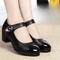 Fashion Spring Autumn New Pointed Head Square Heel Shoes Comfortable Solid Color Sexy Casual Womens Banquet Footwear
