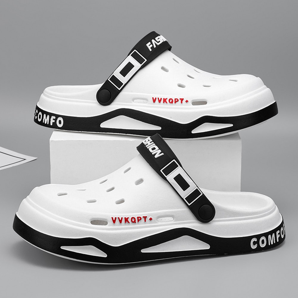 Men Summer Sandals Light EVA Clogs Outdoor Beach Shoes Platform Casual Male Garden Hole Slippers 6