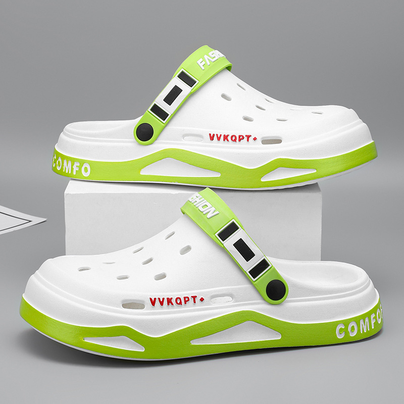 Men Summer Sandals Light EVA Clogs Outdoor Beach Shoes Platform Casual Male Garden Hole Slippers 7