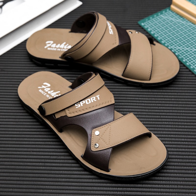 Men Sandals Summer Open Toe Casual Shoes Beach Shoes For Men Outdoor Walking Sandals 4