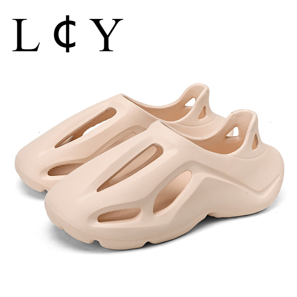 Personalized Lace Up Beach Shoes For Men And Women Summer Anti Slip Designer Dyeing Hollow Outdoor 4