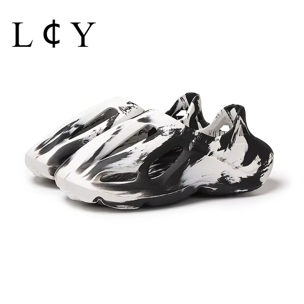 Personalized Lace Up Beach Shoes For Men And Women Summer Anti Slip Designer Dyeing Hollow Outdoor 5