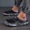 New Design Mens Sandals, Breathable Soft EVA Garden Shoes, Casual Summer Clogs, Closed-toe Fashion Slippers