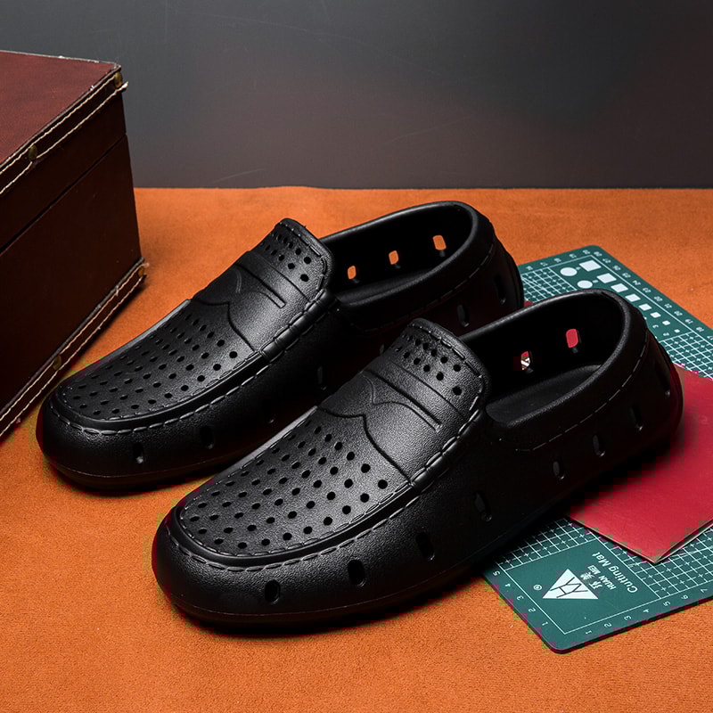 Summer Mens Sandals Comfortable Loafers Casual Beach Shoes Slip On EVA Slippers Non Slip Driving Sh 1