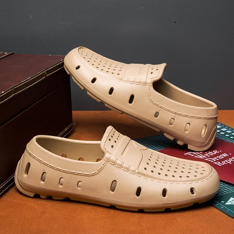 Summer Mens Sandals Comfortable Loafers Casual Beach Shoes Slip On EVA Slippers Non Slip Driving Sh 2